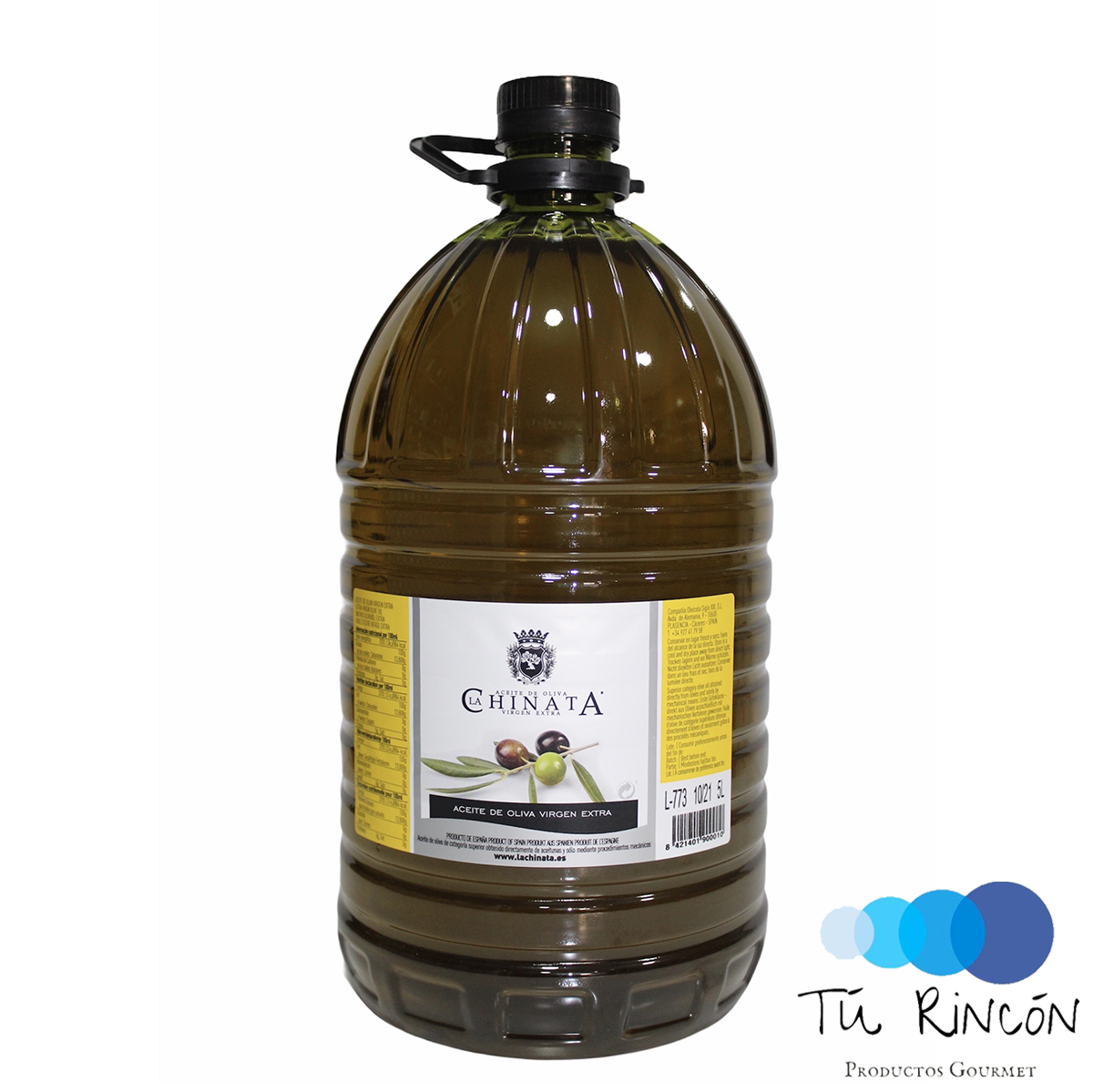 Aceite de Oliva Virgen Extra “La Chinata” 5l – Tu Rincón Gourmet