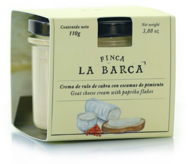 Crema de Queso Rulo de Cabra con Escamas de Pimiento Ahumado 110g